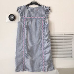 Vineyard Vines, dress, size 14, Blue and White Stripes, like new!
